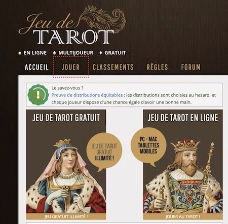 meilleur site de jeu de tarot en ligne gratuit|Jeu de Tarot en Ligne & Gratuit